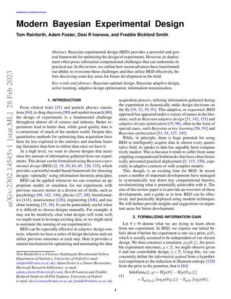 Bayesian Experimental Design Applications 的图像结果