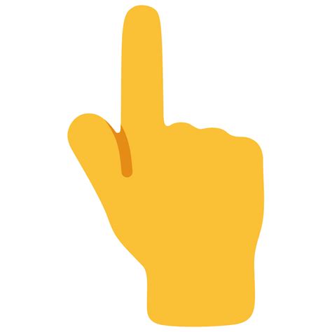 Middle Finger Emoji, Digital Expression, Offense, Emoji Art, Rude Sign PNG