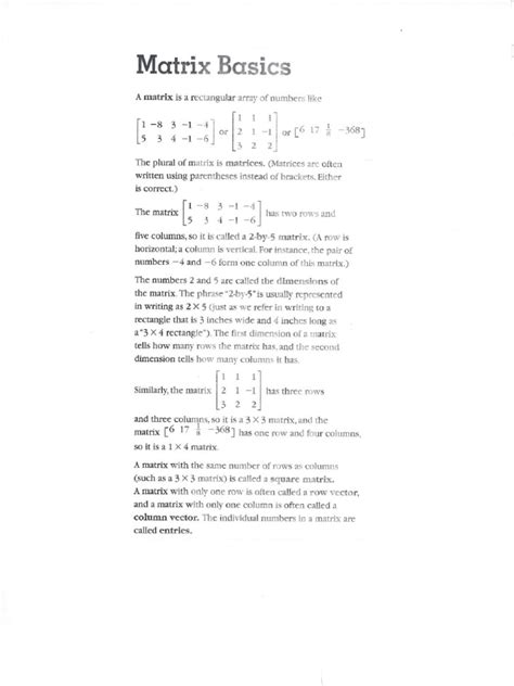 Basic Matrix Math 的图像结果