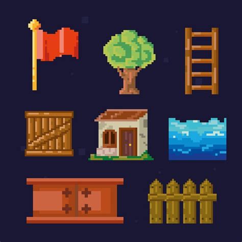 Pixel art village Images - Free Download on Freepik