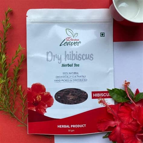 Divine Leaves Dry Hibiscus Petals | Hibiscus Tea | Immunity Booster ...