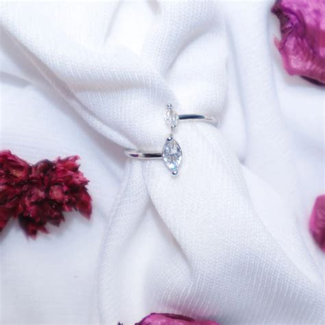 Marquise Duplex Band - Silver | Salty – Salty Accessories