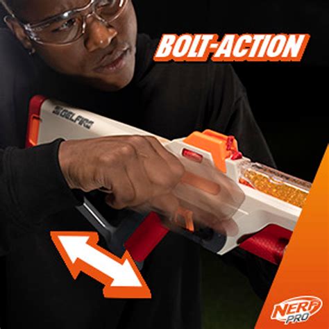 Nerf Pro Gelfire Ghost Bolt Action Blaster, India | Ubuy