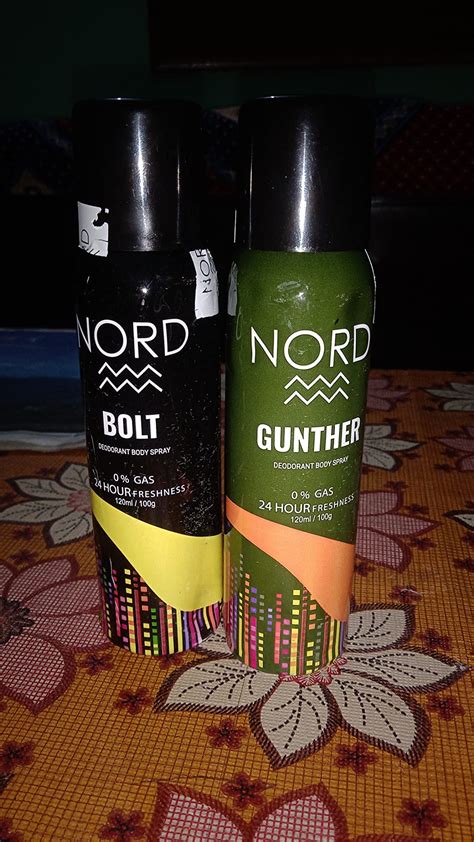 Buy NORD Deodorant Body Spray - Gunther and Bolt 120 ml each (Pack of 2 ...