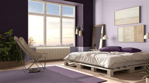 Purple Two Colour Combination for Bedroom Walls - 11 Design ...
