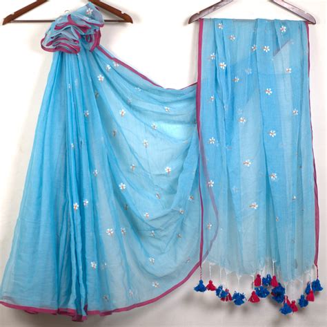 Tissue Khadi Saree with Attached Blouse – beautifulyou