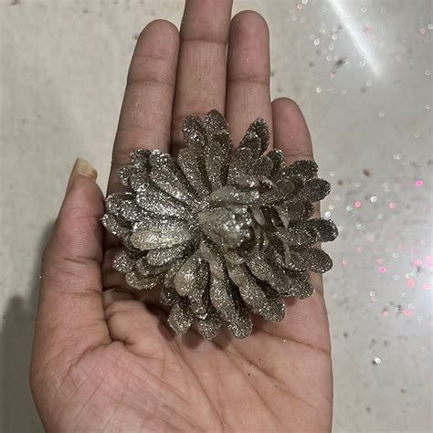 Glitter flower – KnowHowArtCraft