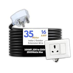 Buy HoopVool® Electric Heavy Duty Extention Board, 16A, for Indoor ...