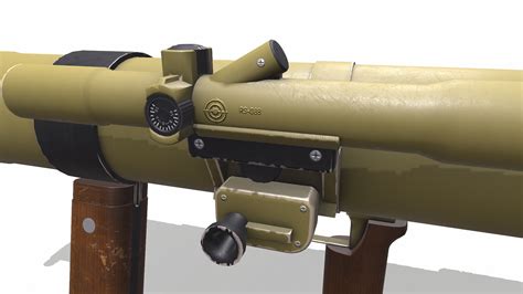 Carl Gustaf M2 Recoilless Rifle Low-poly PBR 3D - TurboSquid 2181646