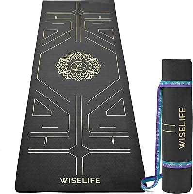 WiseLife Grande XL 6 MM TPE Yoga Mat for Men & Women | Extra Thick ...