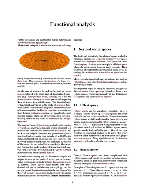 Image result for Functional Analysis