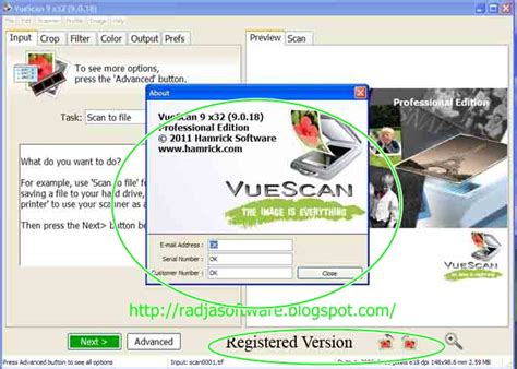 Using VueScan 的图像结果