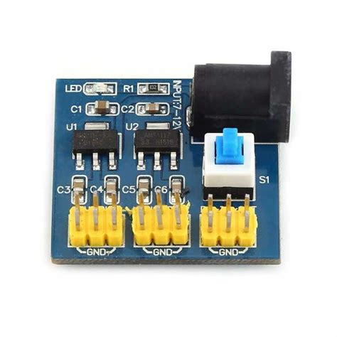 12V Input 3.3V. 5V Multiple Output Regulator Board Motorobit ...