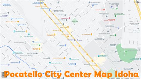 Pocatello, Idaho Map