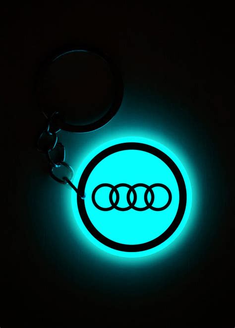 Audi | Keychain | Glow in dark – Mi Glow Store
