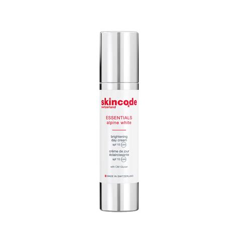 Skincode Essentials Alpine White Brightening Day Cream SPF 15 50 ml | Nahdi