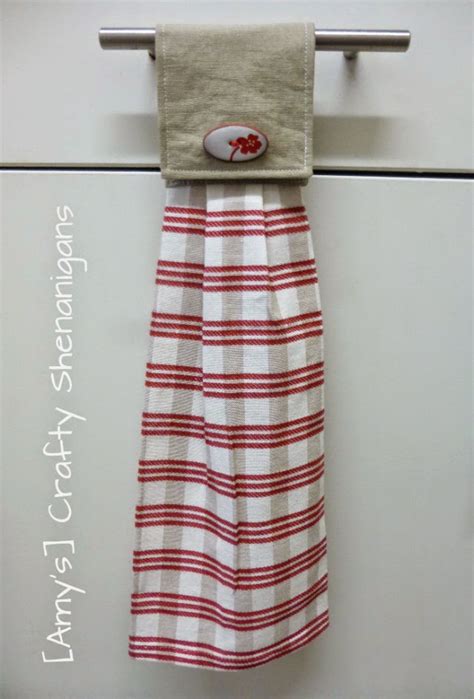 Image result for Hanging Tea Towel Tutorial