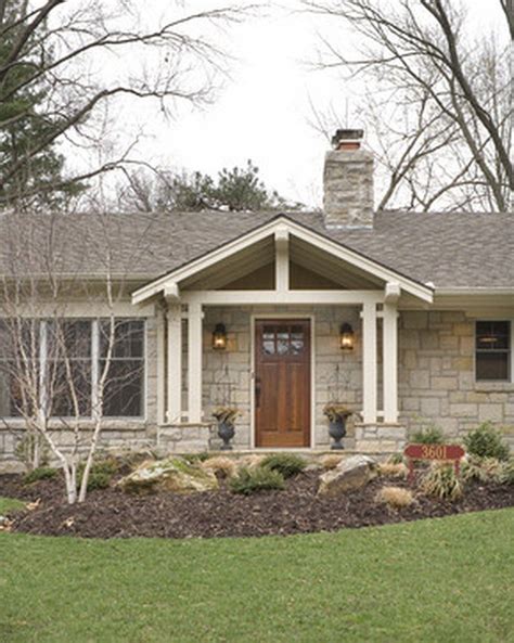Great Front Porch Addition Ranch Remodeling Ideas (9) | Home exterior ...