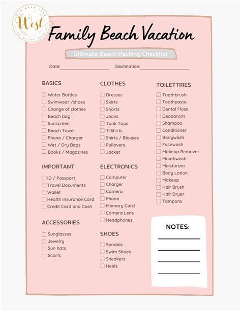 The Ultimate Beach Packing List for Families: Essentials, Tips, and ...