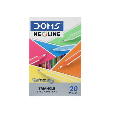 DOMS, Ballpoint Pen - NEOLINE TRIANGLE | Set of 20. – OXFORD stationers