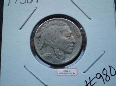 1936 Buffalo Nickel Indian Head Nickel