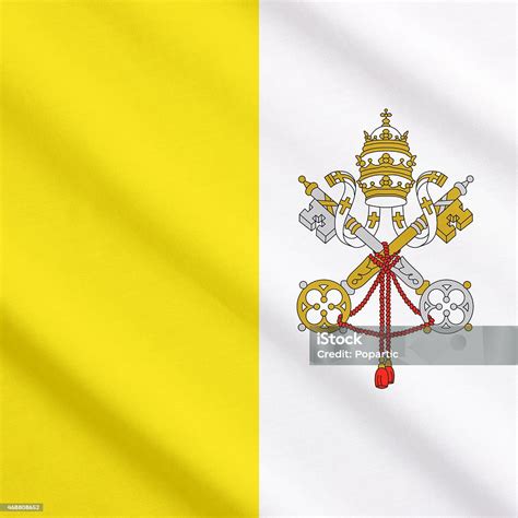 Flag Of Vatican City Stock Photo - Download Image Now - Key, State of ...