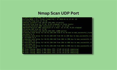 Nmap UDP Scan 的图像结果
