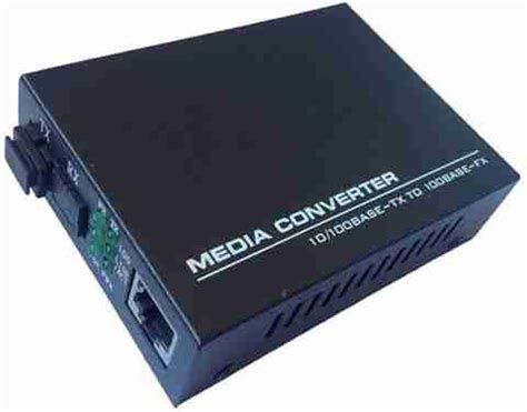 HANUTECH Fast Ethernet to Optical Fiber Single Mode Single Fiber Media ...