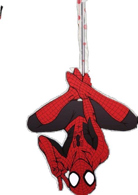 Spider Man Hanging Upside Down