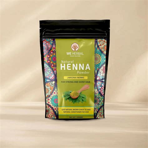 Natural Henna Powder - We Herbal | Honest Ayurveda
