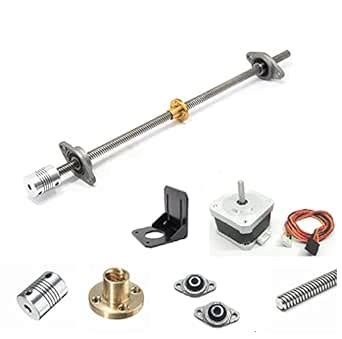 Invento 2pcs 4.2 Kg-cm Nema 17 Stepper Motor + 2pcs L Bracket + 2Pcs ...