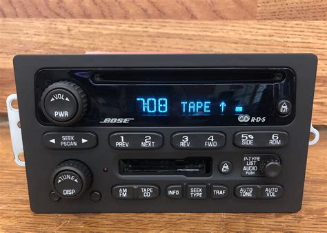 UNLOCKED 02-03 Chevy Trailblazer GMC Envoy CD Cassette Radio Factory OEM BOSE | eBay