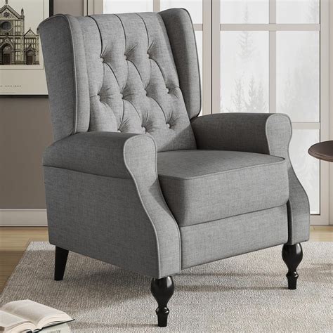 Amazon.com: Jocisland Tufted Wingback Recliner Chair for Living Room ...