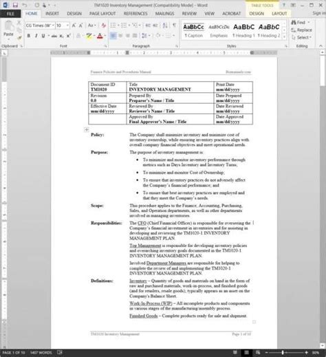 Inventory Control Procedures 的图像结果
