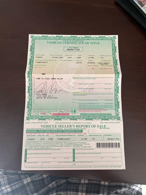 Help understanding the transfer of a title : r/DMV