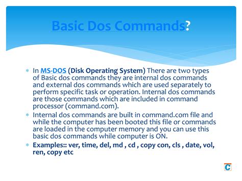 Image result for DOS Command Instructions