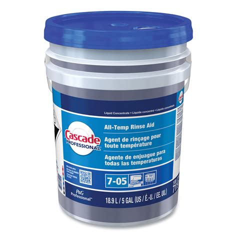 Cascade Professional™ All-Temp Rinse Aid, Unscented, 5 gal (PPL71191 ...