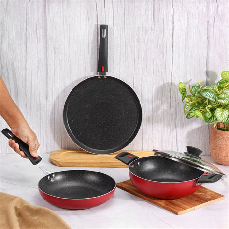 Vinod Connect Non Stick Cookware Set 3 pc (Induction Friendly) – Vinod ...