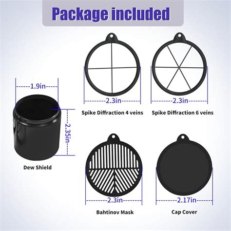 XJJ S50 Telescope Dew Shield Combination, Bahtinov mask, India | Ubuy