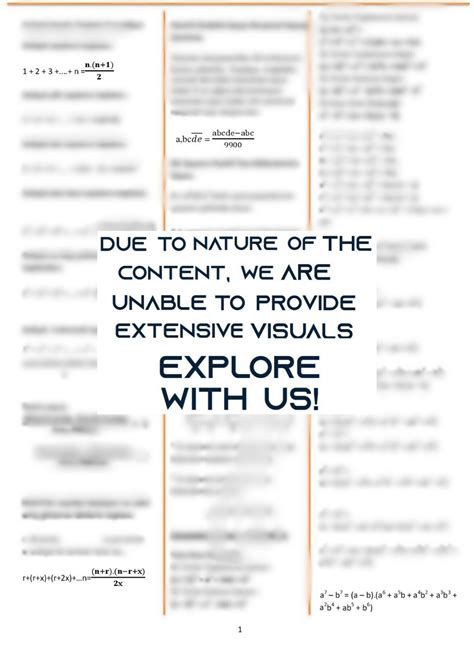 Basic Math Formulas Cheat Sheet 的图像结果