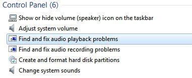 Image result for Find and Fix Audio Playback Problems