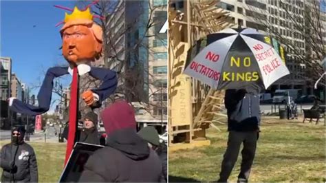 Protest against Trump: ट्रंप के 'फैसलों' के खिलाफ सड़कों पर जनता, सरकार ...