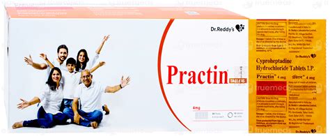 Practin 4 Mg Tablet 15 - Uses, Side Effects, Dosage, Price | Truemeds
