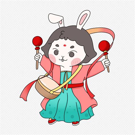 Change Rabbit Chinese Style Rabbit Year Cute Rabbit Year Daji Gufeng ...