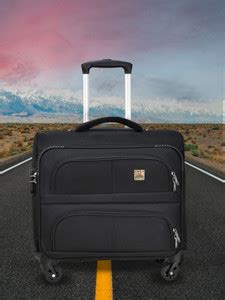 SWISS MILITARY Soft-Sided Overnighter Bag cum Laptop Roller Case ...