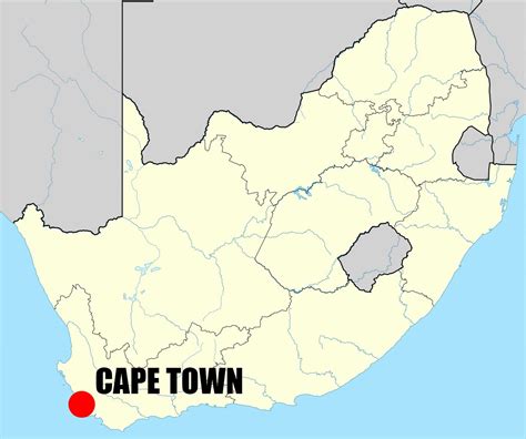 Latitude Of Cape Town South Africa