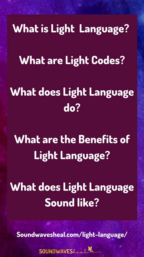 What is light language – Artofit