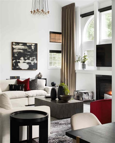 30 Black-and-White Living Room Ideas