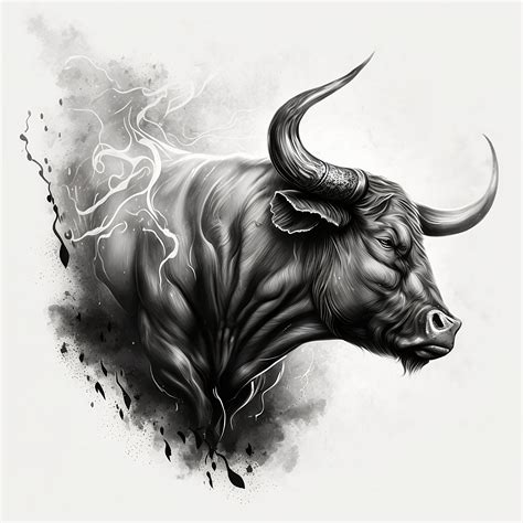Charging Bull Tattoo