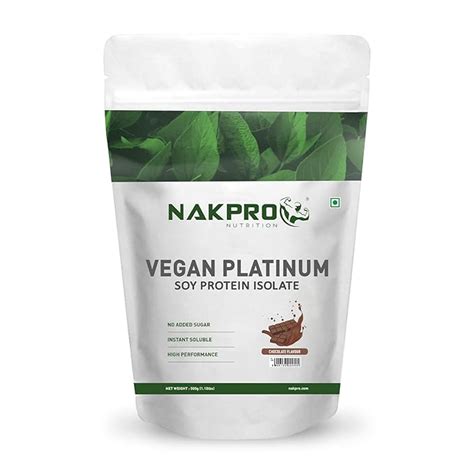 NAKPRO Vegan Soy Protein Isolate 90% | Raw, Pure, Natural & Vegetarian ...